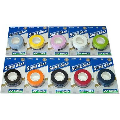 Yonex Overgrip De Tenis Super Grap Ac102ex Surtido 36 Unidades Assorted One Size Yonex Overgrip De Tenis Super Grap Ac102ex Surtido 36 Unidades Assorted One Size