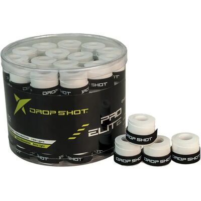 Cubo Overgrips Drop Shot Pro Elite X60 - 60 Unidades - Blanco Cubo Overgrips Drop Shot Pro Elite X60 - 60 Unidades - Blanco