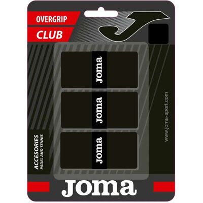 Joma Overgrip De Pádel Club Cushion 3 Unidades Black One Size Joma Overgrip De Pádel Club Cushion 3 Unidades Black One Size