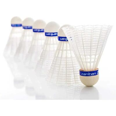 Carlton Volantes De Bádminton F2 White Medium Blue 6 Units Carlton Volantes De Bádminton F2 White Medium Blue 6 Units