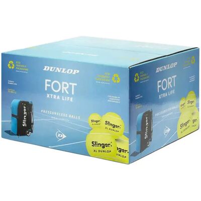 Dunlop Caja De Diez Pelotas De Tenis Fort Xtra Life 72 Bolas Dunlop Caja De Diez Pelotas De Tenis Fort Xtra Life 72 Bolas