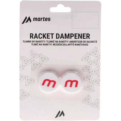 Martes Antivibradores Tenis Marrto 2 Unidades White / Red One Size Martes Antivibradores Tenis Marrto 2 Unidades White / Red One Size