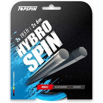 Topspin Hybro Spin 2 X 6m Set Di Corde blu_chiaro 1.25,1.31 - Juego de Encordado Topspin Hybro Spin 2 X 6m Set Di Corde blu_chiaro 1.25,1.31 - Juego de Encordado