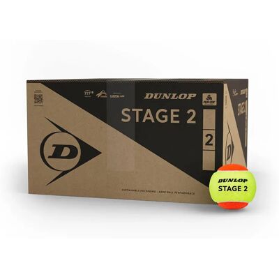 Dunlop Caja De Pelotas De Tenis Stage 2 Orange 02 24 x 3 Bolas Dunlop Caja De Pelotas De Tenis Stage 2 Orange 02 24 x 3 Bolas