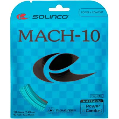 Solinco Cordaje Individual Tenis Mach 16l 12 M Blue 1.25 mm Solinco Cordaje Individual Tenis Mach 16l 12 M Blue 1.25 mm