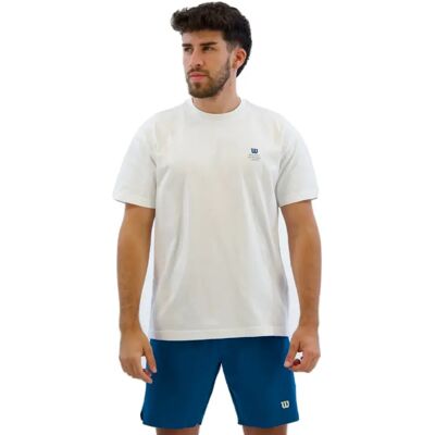 Wilson Camiseta De Manga Corta Classic Cotton Graphic Bright White XL Wilson Camiseta De Manga Corta Classic Cotton Graphic Bright White XL