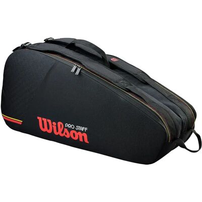 Wilson Raquetero Pro Staff Classic 6pk Black One Size Wilson Raquetero Pro Staff Classic 6pk Black One Size