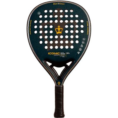 Black Crown Pala De Pádel Iconic Crown 355-370 gr Black Crown Pala De Pádel Iconic Crown 355-370 gr