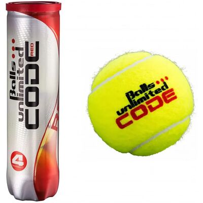 Balls Unlimited Caja De Pelotas De Tenis Code Red Yellow / Yellow 25 x 4 Bolas Balls Unlimited Caja De Pelotas De Tenis Code Red Yellow / Yellow 25 x 4 Bolas