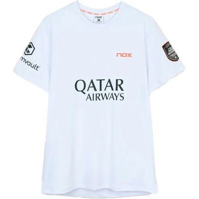 Nox Camiseta De Manga Corta Sponsors At10 White XL Nox Camiseta De Manga Corta Sponsors At10 White XL