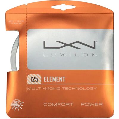 Luxilon Cordaje Individual Tenis Element 125 12 M White 1.25 mm Luxilon Cordaje Individual Tenis Element 125 12 M White 1.25 mm