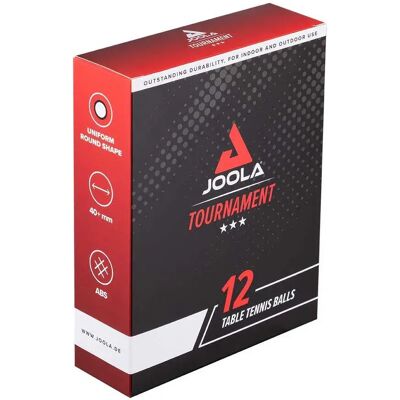 JOOLA - Tournament 3-Star - White - Pelotas de tenis de mesa JOOLA - Tournament 3-Star - White - Pelotas de tenis de mesa