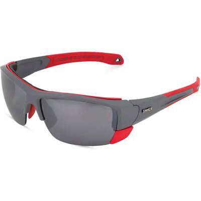 Sinner Gafas De Sol Cascada Matte Dark Grey / Mate Red Smoke Flash Mirror/CAT3 Sinner Gafas De Sol Cascada Matte Dark Grey / Mate Red Smoke Flash Mirror/CAT3