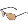 Sinner Brandon X Sunglasses Negro Sintec Brown Gold Mirror/CAT3