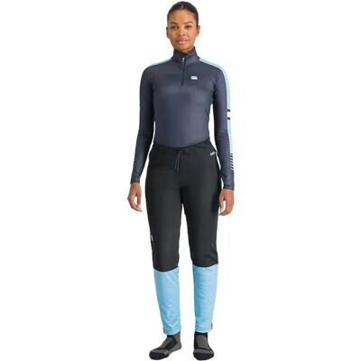 Sportful Pantalones Apex Gore-tex Infinium™ Black / Blue Aquarius S Sportful Pantalones Apex Gore-tex Infinium™ Black / Blue Aquarius S