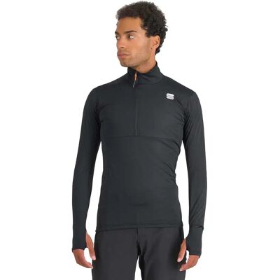 Sportful Camiseta De Manga Larga Con Media Cremallera Cardio Tech Black 3XL Sportful Camiseta De Manga Larga Con Media Cremallera Cardio Tech Black 3XL