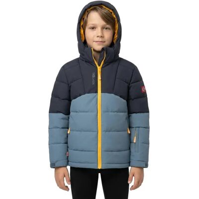 Trollkids Chaqueta Gryllefjord Black / Steel Blue / Mango 176 cm Trollkids Chaqueta Gryllefjord Black / Steel Blue / Mango 176 cm