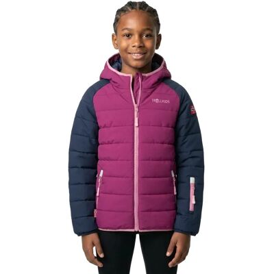 Trollkids Chaqueta Hafjell Pro Navy / Plum / Mauve 128 cm Trollkids Chaqueta Hafjell Pro Navy / Plum / Mauve 128 cm