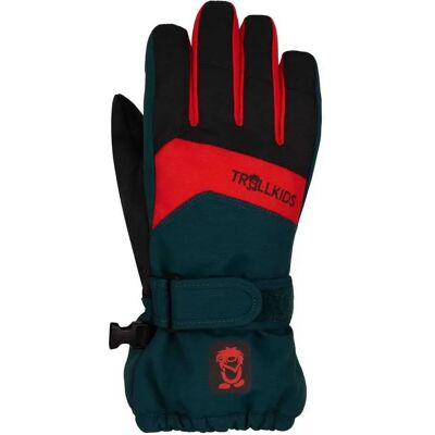 Trollkids Guantes Rauland Midnight Petrol / Chili Red / Black 6 Trollkids Guantes Rauland Midnight Petrol / Chili Red / Black 6