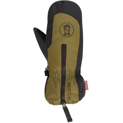 Trollkids Manoplas Rauland Spruce Green / Black 3.5 Trollkids Manoplas Rauland Spruce Green / Black 3.5