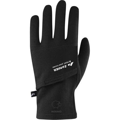 Zanier Guantes Heat Pads Merino Liner Touch Black L Zanier Guantes Heat Pads Merino Liner Touch Black L