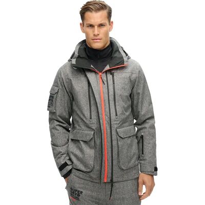 Superdry Chaqueta Peak Rescue Dark Grey Marl 2XL Superdry Chaqueta Peak Rescue Dark Grey Marl 2XL