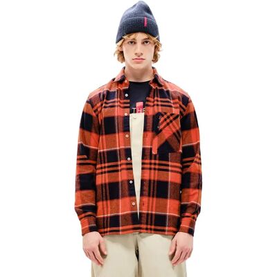 Studio Camisa De Manga Larga Overshirt Eclipse / Rooibos S Studio Camisa De Manga Larga Overshirt Eclipse / Rooibos S