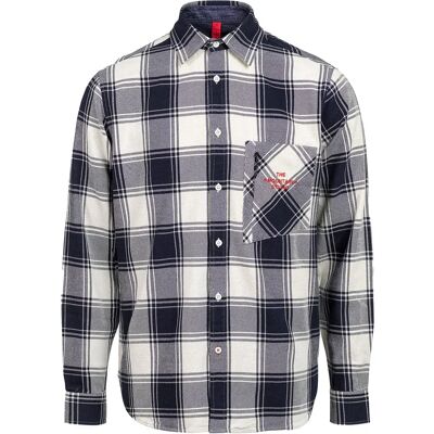 Studio Camisa De Manga Larga Flannel Sky Captain / Castle Wall M Studio Camisa De Manga Larga Flannel Sky Captain / Castle Wall M