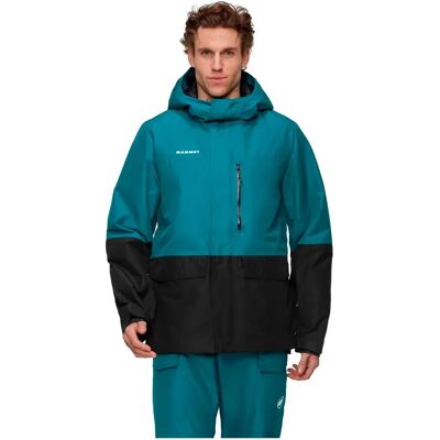 Mammut Chaqueta Fall Line Hardshell Thermo Deep Teal / Black XL Mammut Chaqueta Fall Line Hardshell Thermo Deep Teal / Black XL