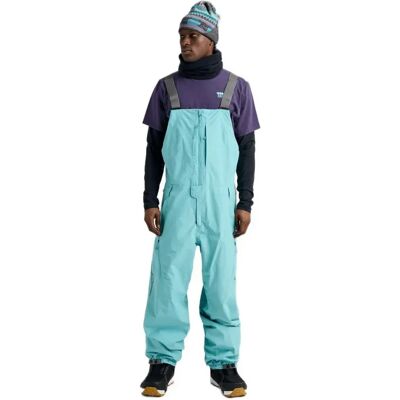 Burton Pantalones Reserve 2l Relaxed Bib Mineral Blue L Burton Pantalones Reserve 2l Relaxed Bib Mineral Blue L