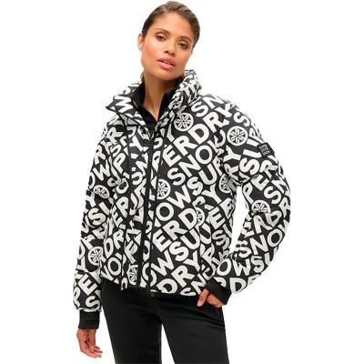 Superdry WS110169A Negra de Nailon Reciclado Casual Abrigo - Coat Superdry WS110169A Negra de Nailon Reciclado Casual Abrigo - Coat