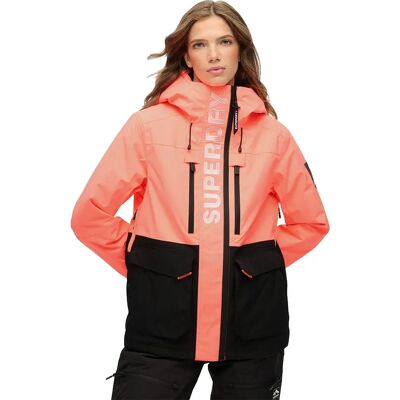 Superdry Chaqueta Ultimate Freestyle Fluro Coral XS Superdry Chaqueta Ultimate Freestyle Fluro Coral XS