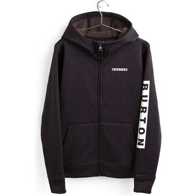 Burton Sudadera Con Cremallera Oak True Black Heather 7-8 Años Burton Sudadera Con Cremallera Oak True Black Heather 7-8 Años