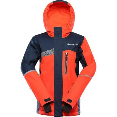 Alpine Pro Chaqueta Dearo 2 Neon Red 116-122 cm Alpine Pro Chaqueta Dearo 2 Neon Red 116-122 cm