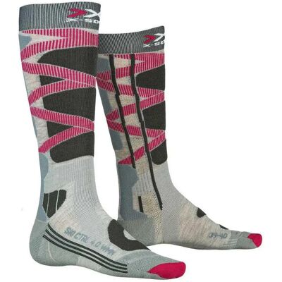 X-socks Calcetines Ski Control 4.0 Grey Melange / Charcoal EU 35-36 X-socks Calcetines Ski Control 4.0 Grey Melange / Charcoal EU 35-36