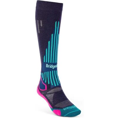 Bridgedale Calcetines Largos Lightweight Merino Performance Dark Denim / Pink EU 35-37 Bridgedale Calcetines Largos Lightweight Merino Performance Dark Denim / Pink EU 35-37