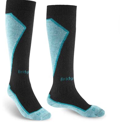 Bridgedale Calcetines Largos Midweight Plus Black / Blue EU 35-37 Bridgedale Calcetines Largos Midweight Plus Black / Blue EU 35-37