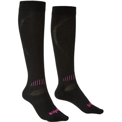 Bridgedale Calcetines Largos Race Merino Performance Black / Pink EU 35-37 Bridgedale Calcetines Largos Race Merino Performance Black / Pink EU 35-37