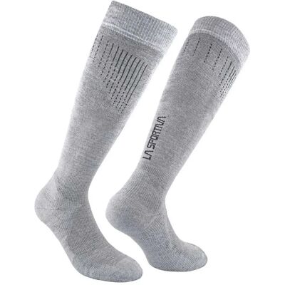 La Sportiva Calcetines Largos Wool Thermo Light Grey / Onyx EU 35-37 La Sportiva Calcetines Largos Wool Thermo Light Grey / Onyx EU 35-37