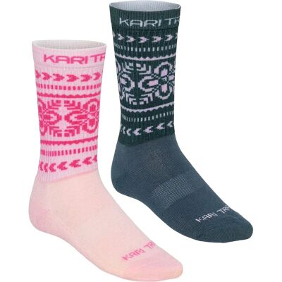 Kari Traa Calcetines Largos Puffin Pink Frost EU 36-38 Kari Traa Calcetines Largos Puffin Pink Frost EU 36-38