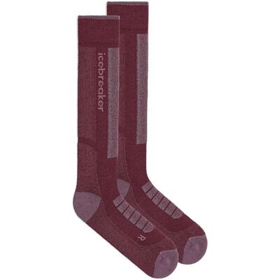 Icebreaker Calcetines Ski+ Medium Otc Dkberry / Greyplu / Zincbl EU 35-37 Icebreaker Calcetines Ski+ Medium Otc Dkberry / Greyplu / Zincbl EU 35-37