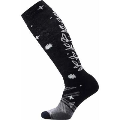 Smartwool Calcetines Ski Full Cushion Ice Blossom Otc Black EU 38-41 Smartwool Calcetines Ski Full Cushion Ice Blossom Otc Black EU 38-41