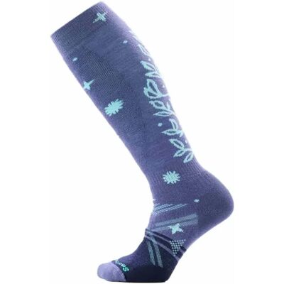Smartwool Calcetines Ski Full Cushion Ice Blossom Otc Nightfall Blue EU 42-45 Smartwool Calcetines Ski Full Cushion Ice Blossom Otc Nightfall Blue EU 42-45