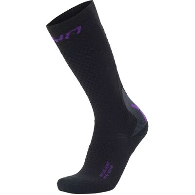Uyn Calcetines Largos One Alpine Merino Black / Violet EU 35-36 Uyn Calcetines Largos One Alpine Merino Black / Violet EU 35-36