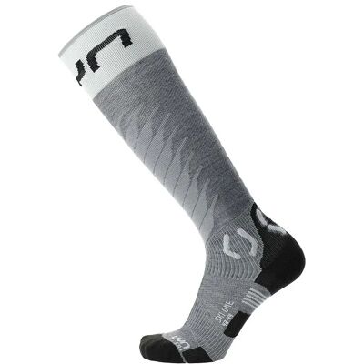 Uyn Calcetines Largos Ski One Merino Grey Melange / White EU 35-38 Uyn Calcetines Largos Ski One Merino Grey Melange / White EU 35-38