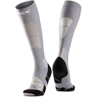 X-socks Calcetines Ski Perform Merino Otc Seal Grey / Light Sand EU 39-41 X-socks Calcetines Ski Perform Merino Otc Seal Grey / Light Sand EU 39-41