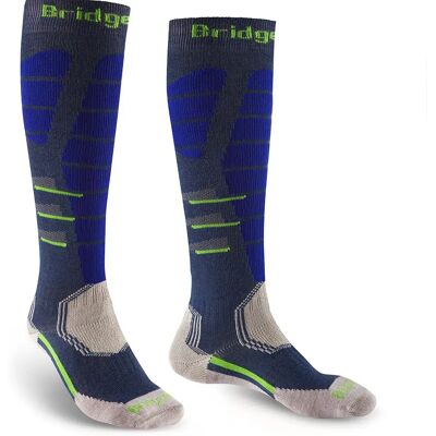 Bridgedale Calcetines Largos Easy On Denim / Blue EU 40-43 Bridgedale Calcetines Largos Easy On Denim / Blue EU 40-43