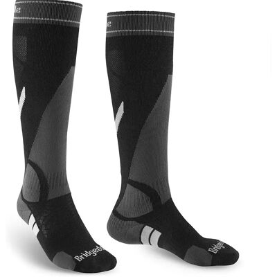 Bridgedale Calcetines Largos Lightweight Merino Performance Black / Grey EU 48 1/2 Bridgedale Calcetines Largos Lightweight Merino Performance Black / Grey EU 48 1/2
