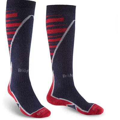 Bridgedale Calcetines Largos Midweight Plus Navy / Red EU 40-43 Bridgedale Calcetines Largos Midweight Plus Navy / Red EU 40-43