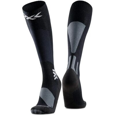 X-socks Calcetines Largos Ski Discover Merino X Black / Grey EU 35-38 X-socks Calcetines Largos Ski Discover Merino X Black / Grey EU 35-38